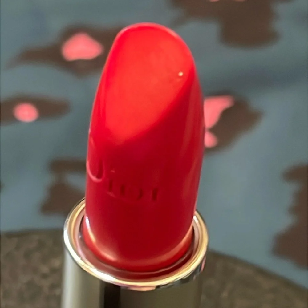 NEW Christian Dior Rouge Dior Lipstick Satin Balm Red Shade 999 DISCONTINUED